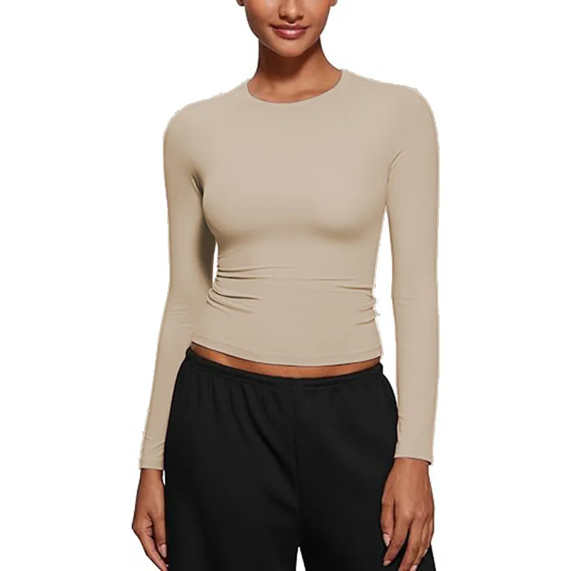 Women Long Sleeve Shirt Soft Crew Tops Going Out T-Shirts
