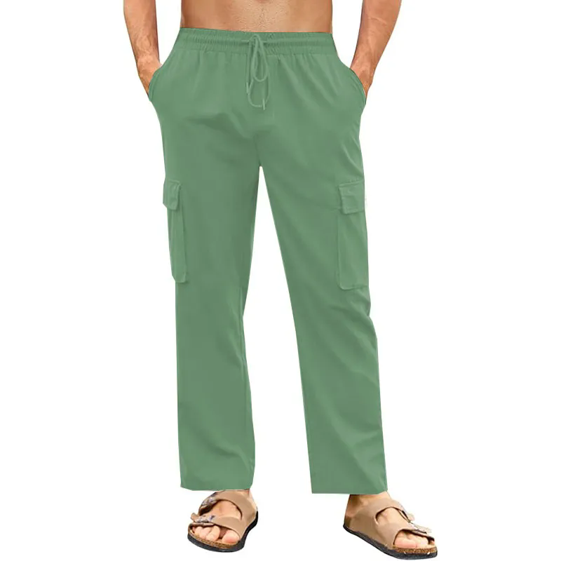 Men Pant Outdoor Squat Stretch Sport Gym