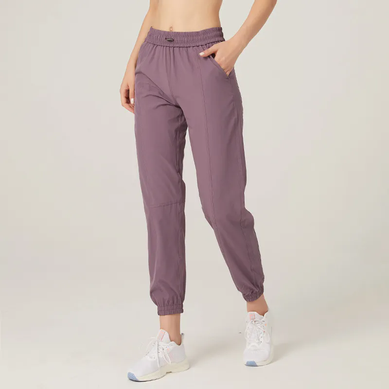 Women Fitness Loose High Waist Legging Stretchy Pants