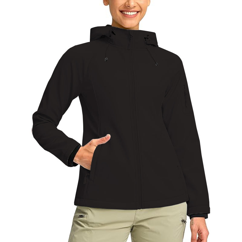 Women Jacket Lined Windproof Warm Light Waterproof