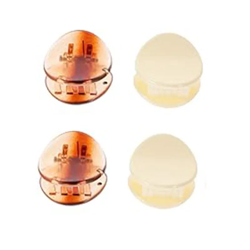Rectangle and Double Row Small Claw Clips for Thin Fine Hair