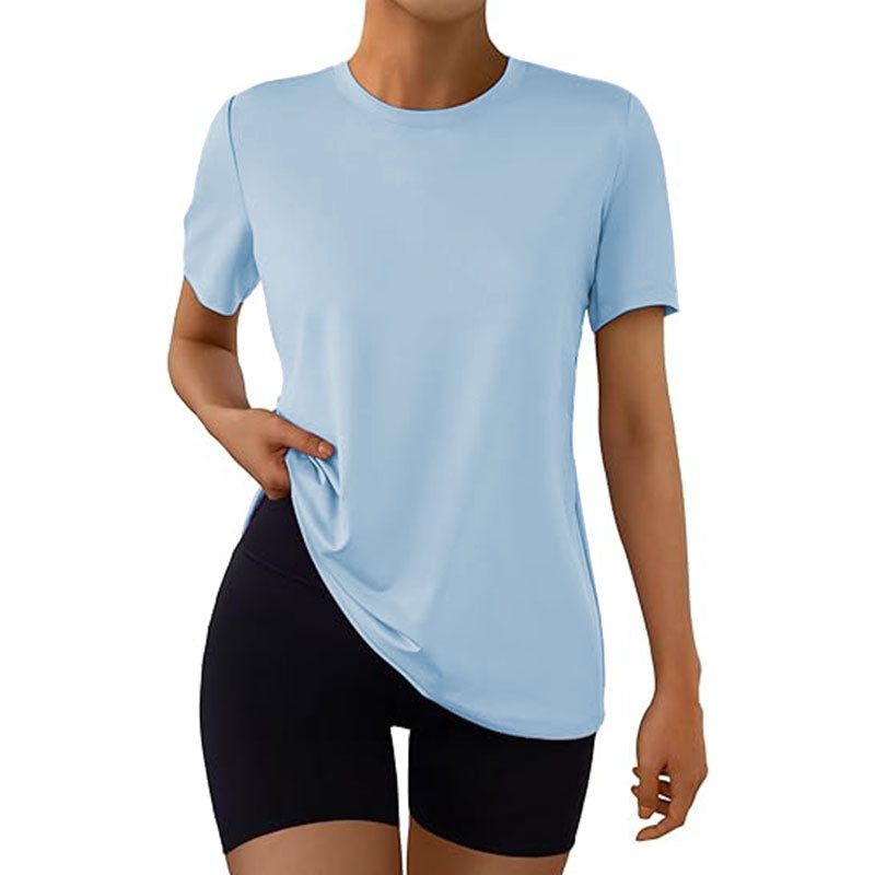 New Womens Summer T Shirts Fashion Workout Top