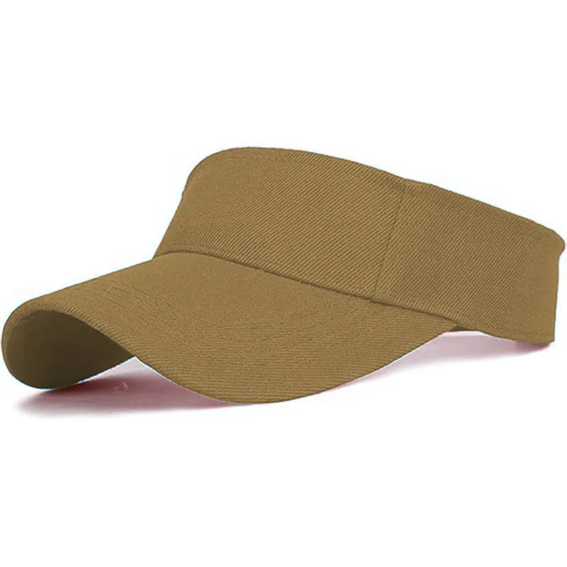 Adjustable Cotton Sun Protection Cap Tennis Golf Visor Hat