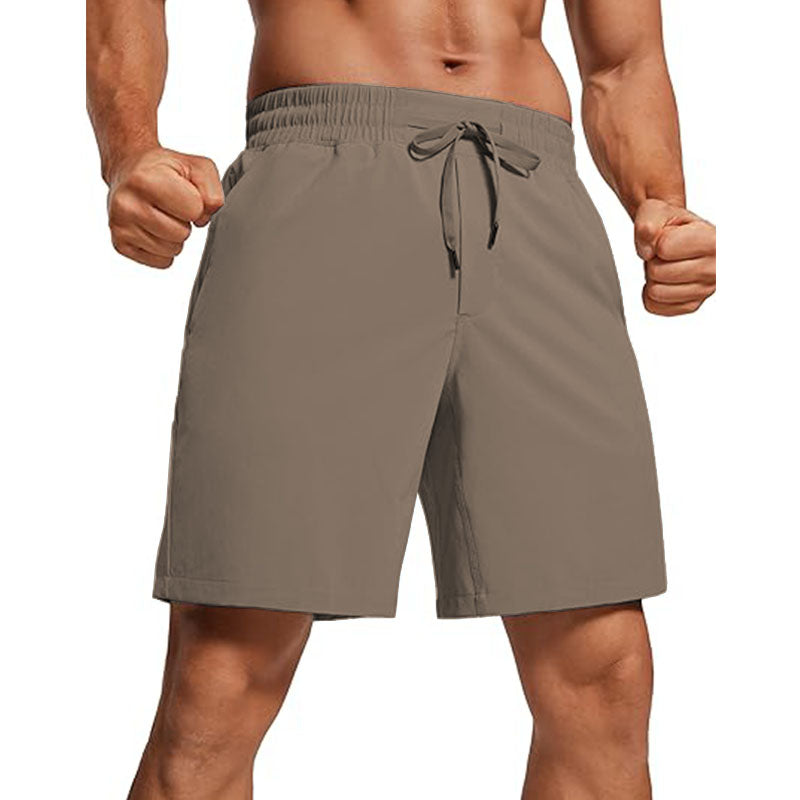 Men Shorts Athletic Gym Workout Casual Cotton Shorts