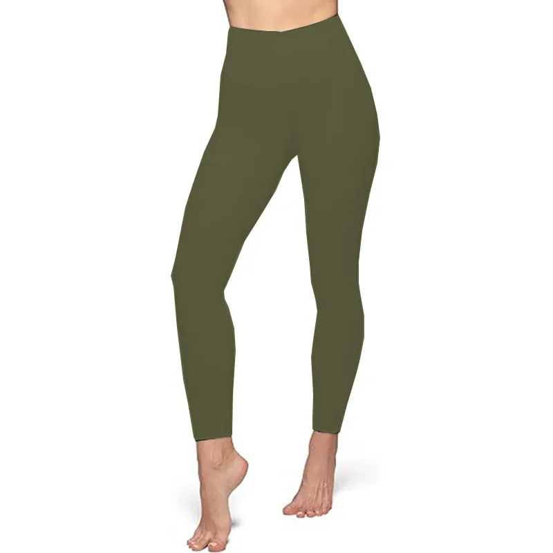 Yoga Pants Women Squat Proof 4-Way Stretch Sport Gym Back Waist Legging