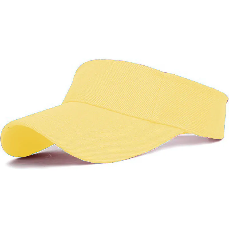 Adjustable Cotton Sun Protection Cap Tennis Golf Visor Hat