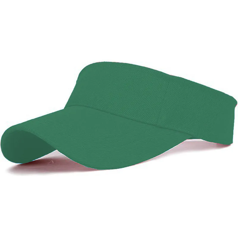 Adjustable Cotton Sun Protection Cap Tennis Golf Visor Hat