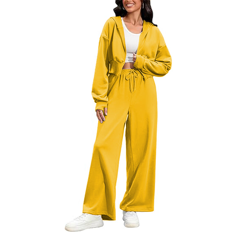 Women 2 Piece Set Tracksuit Casual Outfit