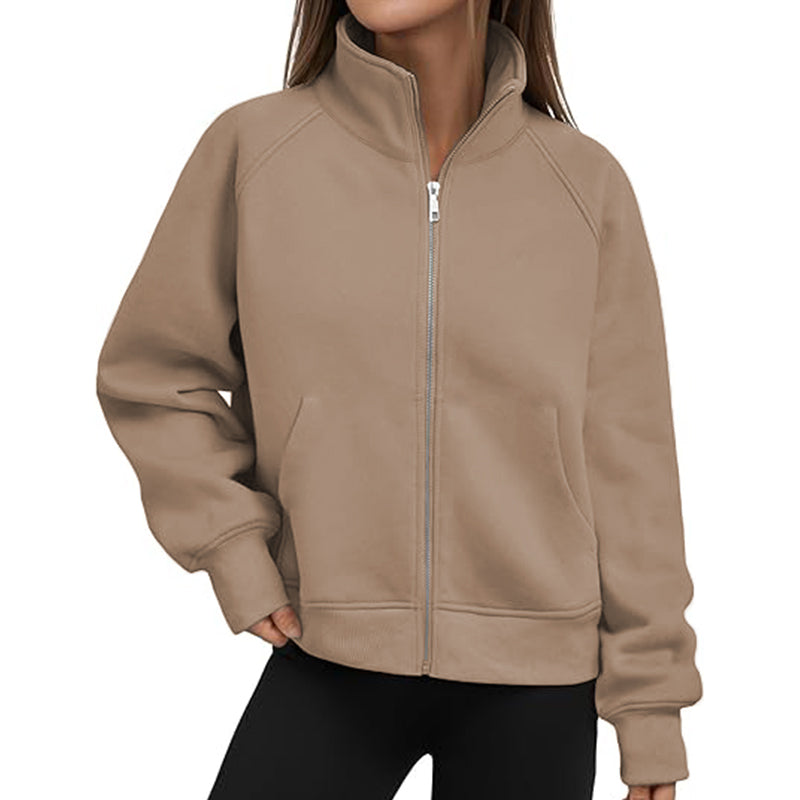 Women Zip Up Hoodies Casual Long Sleeve Track Jackets