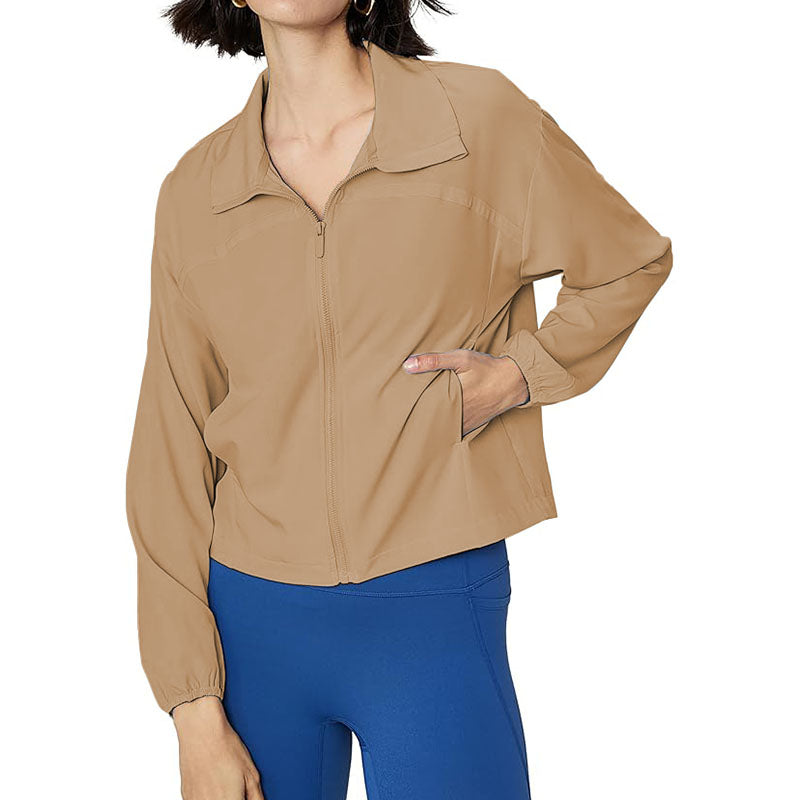 Women Jacket Lightweight Waterproof Windbreaker