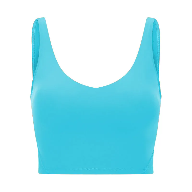 Women Gym Yoga Sport Top Longline Cross Strap Workout Exercise