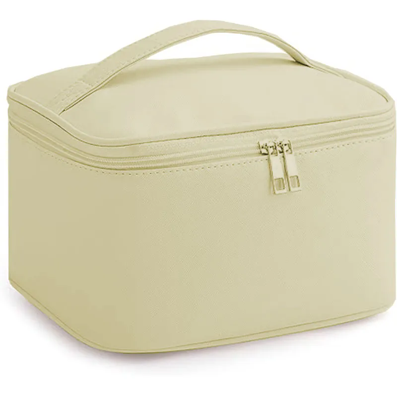 Women Makeup Organizer Bag Wide-open Pouch Purse Travel Toiletries
