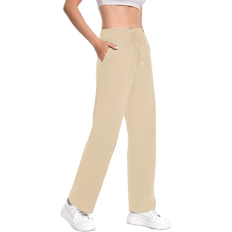 Women's Wide Leg Pants High Waist Pants with Pockets