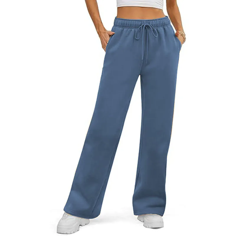 Women's Warm Sherpa Lined Athletic Sweatpants Jogger Fleece Pants