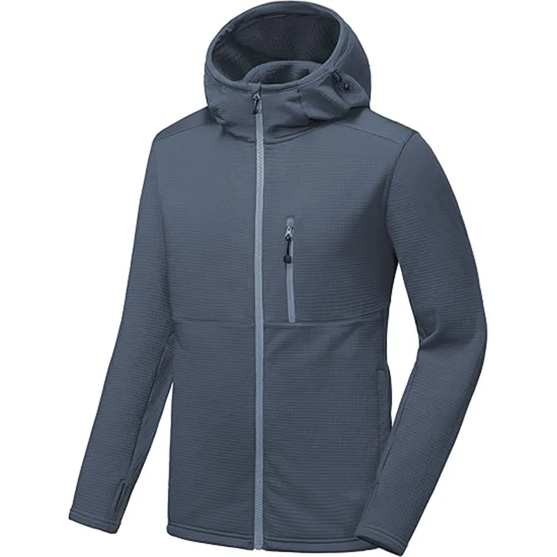 Men Winter Lightweight Warm Fleece Running Jacket
