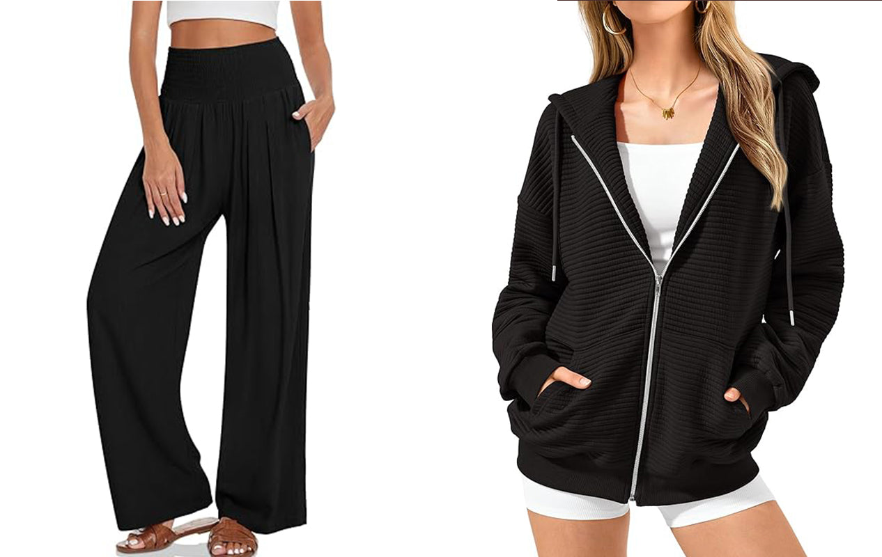 Women's Sets Long Sleeve 2 Piece Lounge Sets Ribbed Knit Sweater