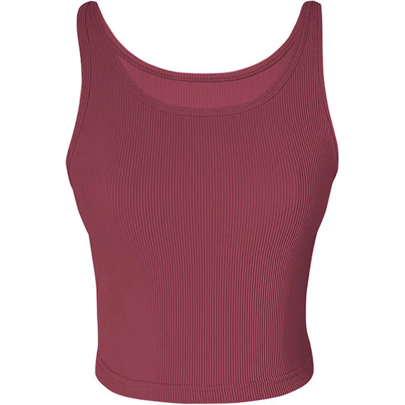 8 Colors Short Sleeve Sport Vest Women Loose Fit Plain Fitness Vest