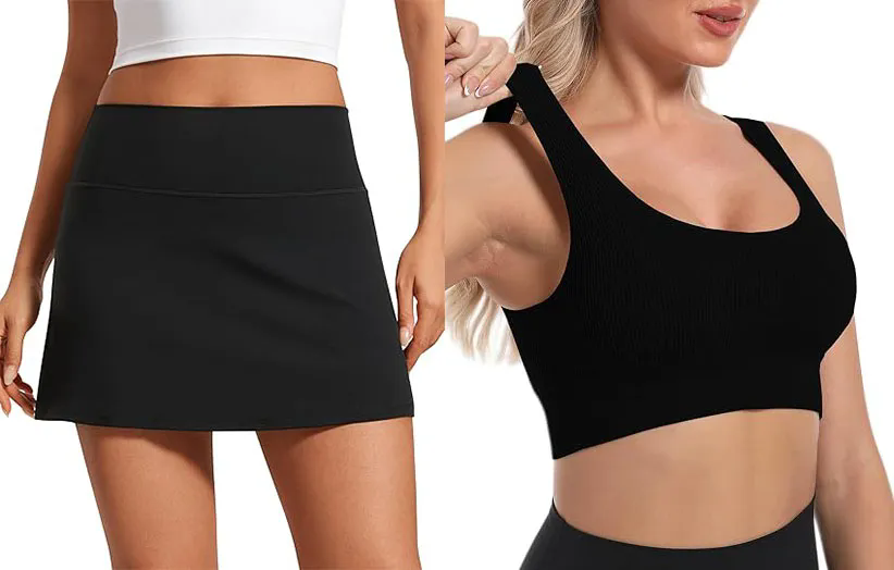 Women's Sleeveless Tank Top Skirt Summer 2 Piece Dress