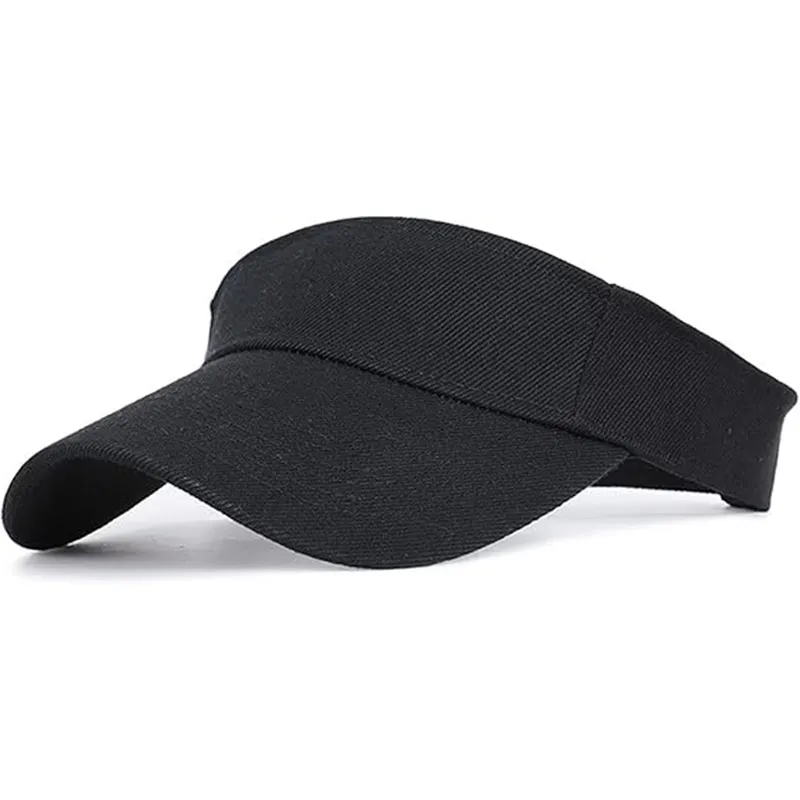 Adjustable Cotton Sun Protection Cap Tennis Golf Visor Hat
