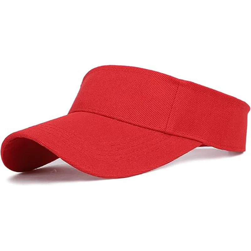Adjustable Cotton Sun Protection Cap Tennis Golf Visor Hat