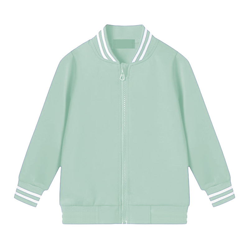 Women Baseball Jacket Zip Up Bomber Jacket