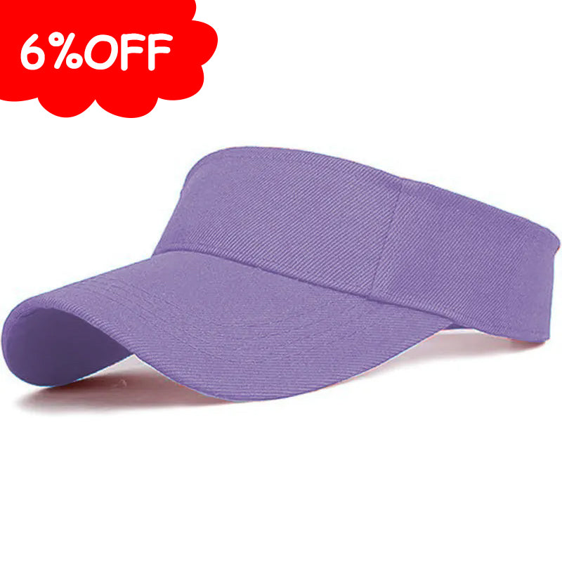 Adjustable Cotton Sun Protection Cap Tennis Golf Visor Hat