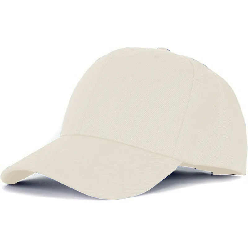 Low cut cotton baseball cap unstructured flat cap for men and women