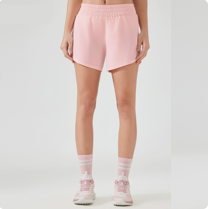 2025 Women Running High Waisted Pocket Sporty Workout Shorts