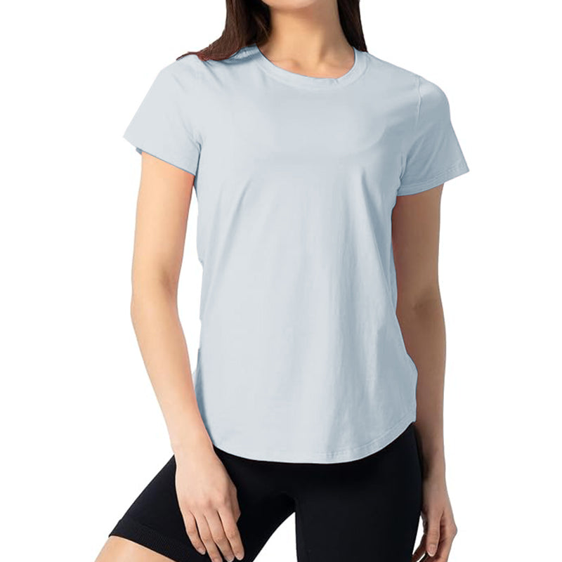 Women Scoop Neck Short Sleeve T-Shirts