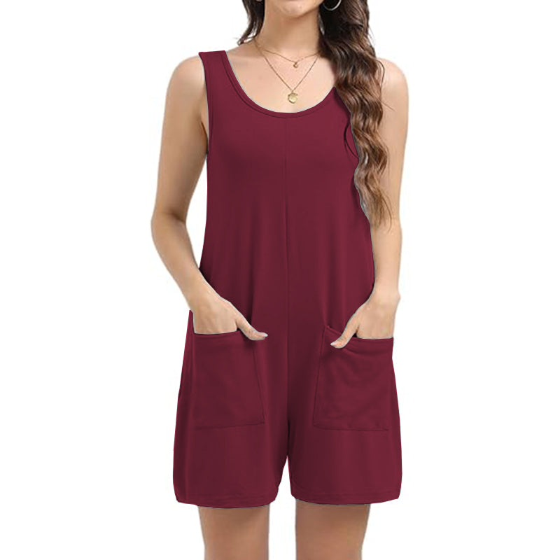 Women Spaghetti Strap Tennis with Shorts Dress
