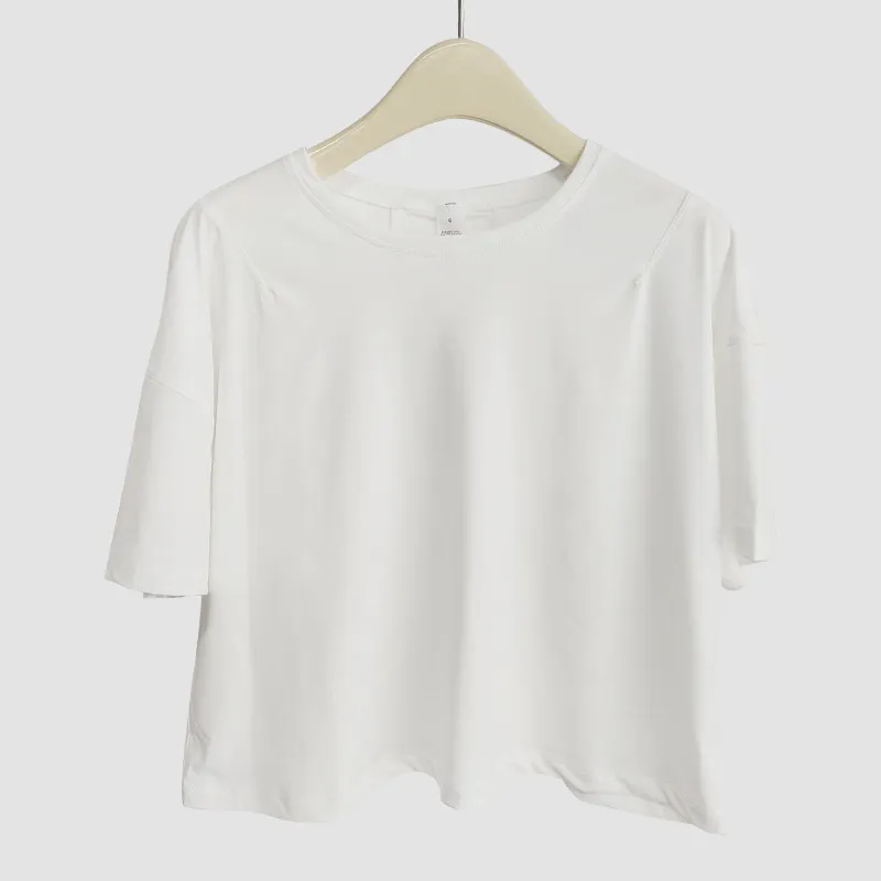 Yoga Shirts Outdoor Women Fitness Top Loose ndage Running Crop Tank