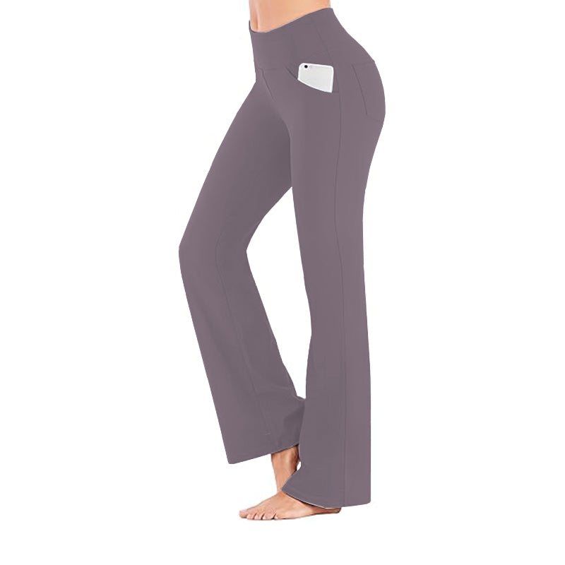 New Yoga Pants with Pockets for Women Wide Leg Pants