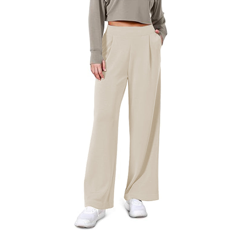 2025 Pants for Women High Waist Casual Relaxed Pants with Pockets