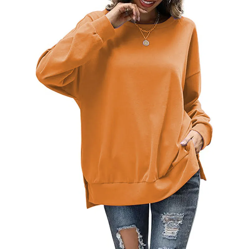 Women Sweaters Crewneck Easy Street Long Sleeve Knit Fall Winter Tops