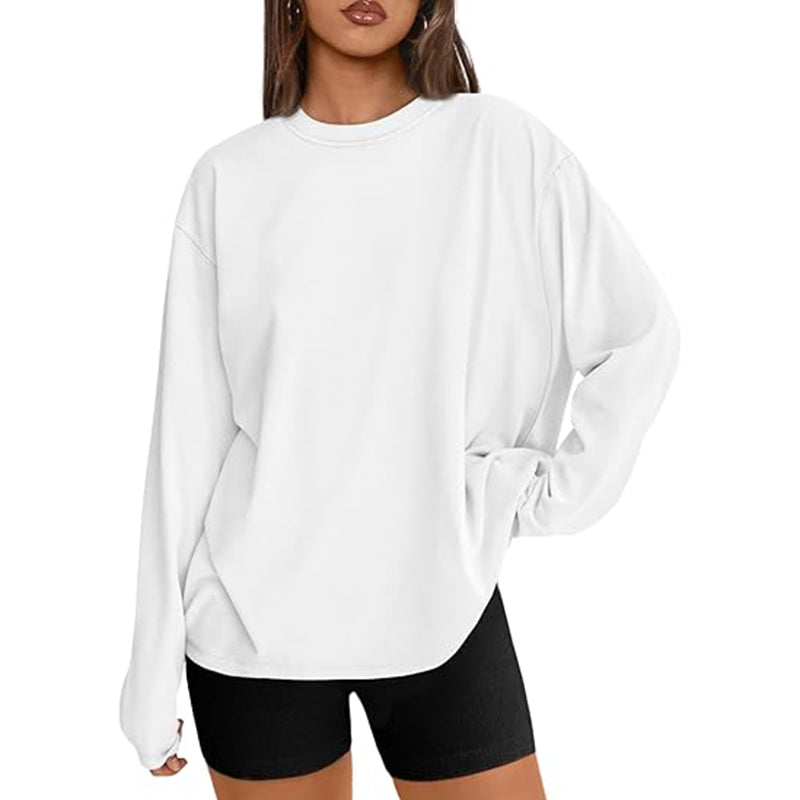 Womens Oversized Long Sleeve T Shirts