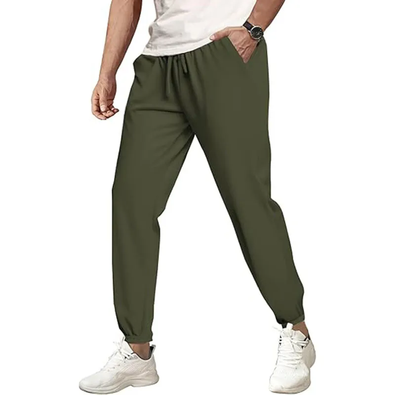 Men Pant Outdoor Squat Proof 4-Way Stretch Sport Gym