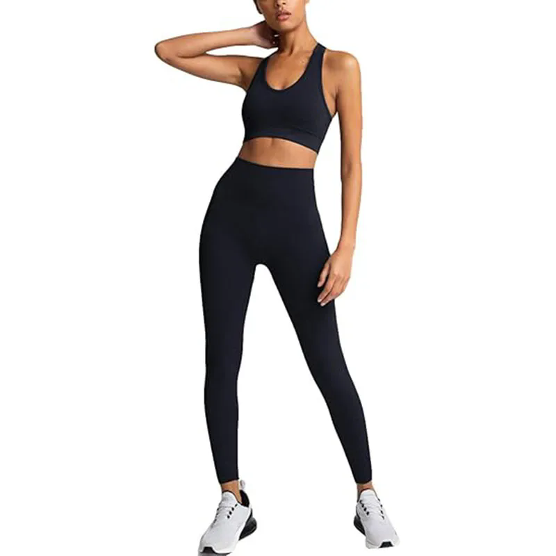 Workout Sets for Women Bras High Waist Legging 2 PC Gym Yoga Outfit