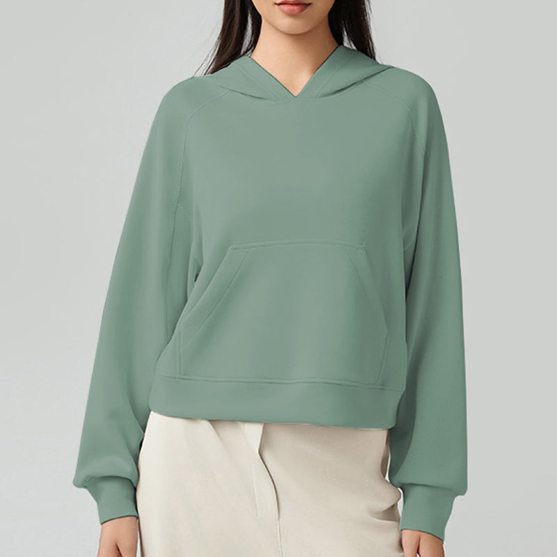 Women Fall Winter Long Sleeve Top Ribbed Hem Knitwear Pullover Sweater