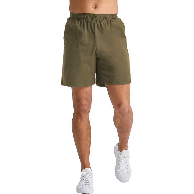 4 color Men Shorts Athletic Gym Workout Casual Cotton Shorts