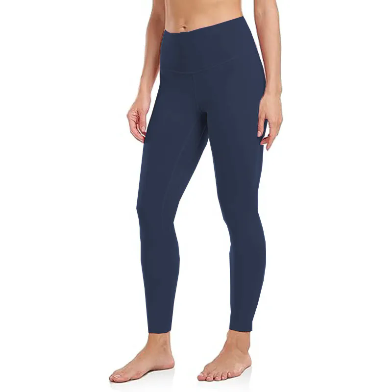 back waist Leggings for Women High Rise Tummy Control No See Through Workout Pant