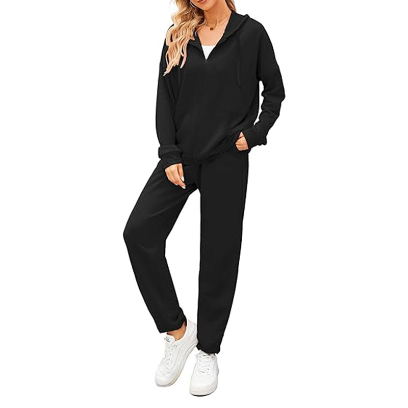 2025 New Womens 2 Piece Set Tracksuit Casual Outfit