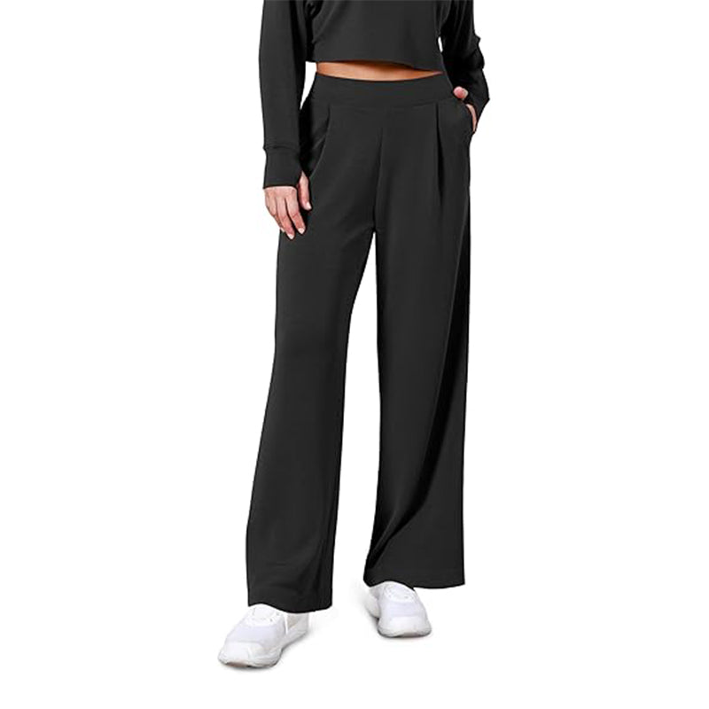 2025 Pants for Women High Waist Casual Relaxed Pants with Pockets