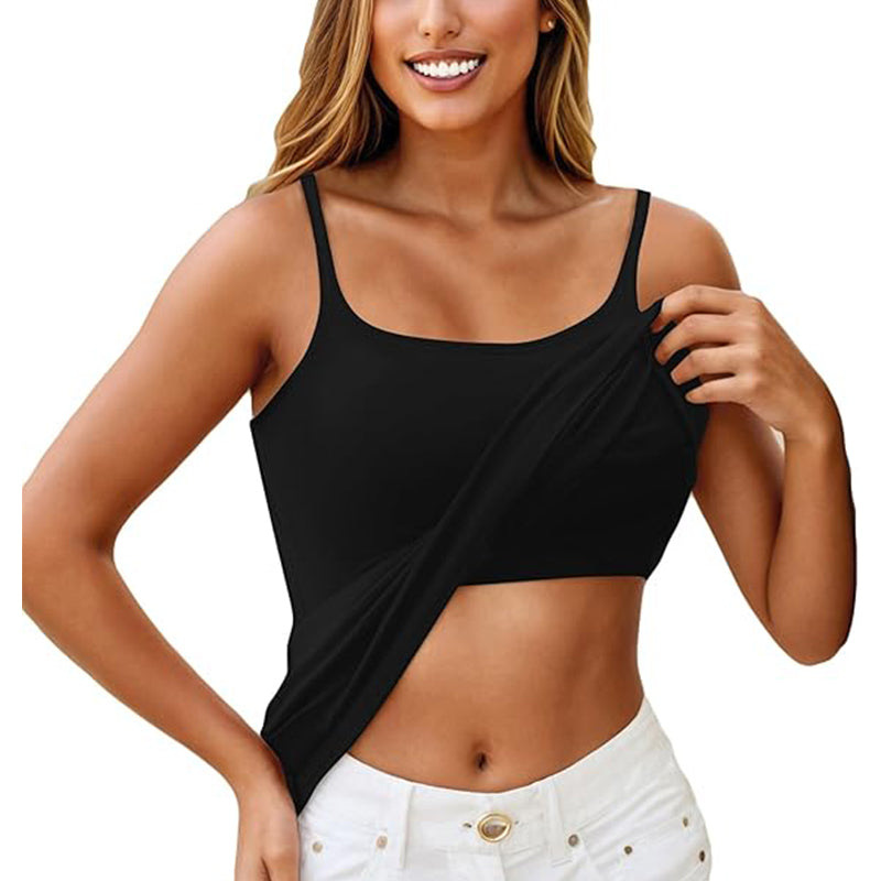 Womens Sleeveless Scoop Neck Tank Top