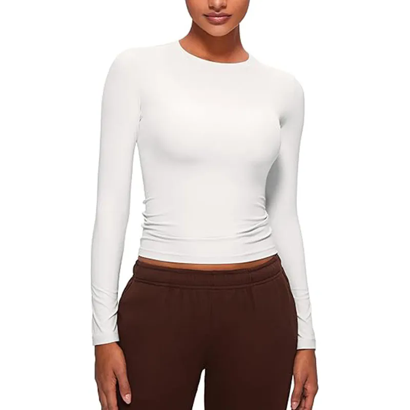 Women Long Sleeve Shirt Soft Crew Tops Going Out T-Shirts