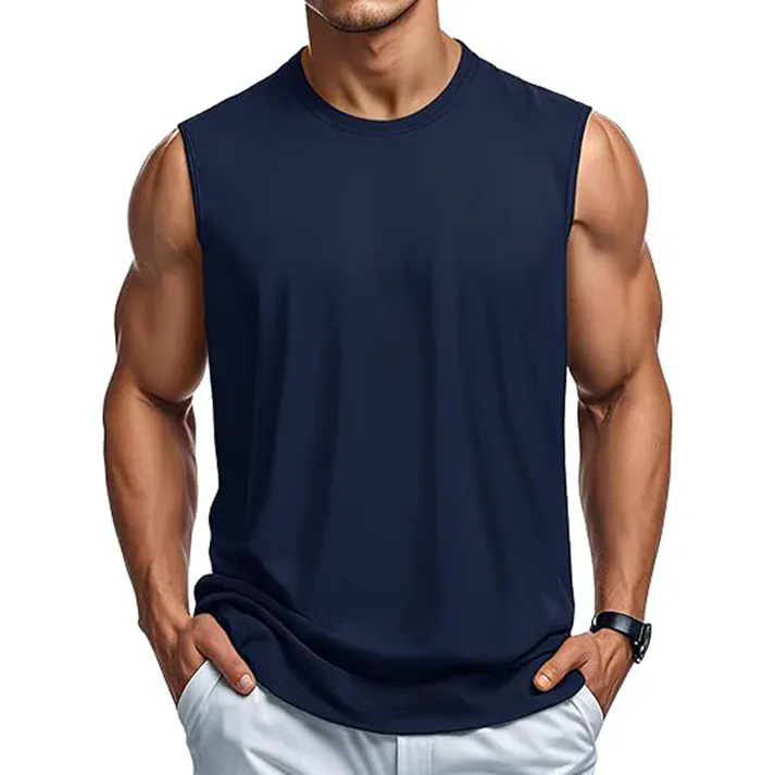 Men Compression Shirts Slimming Body Shaper Vest