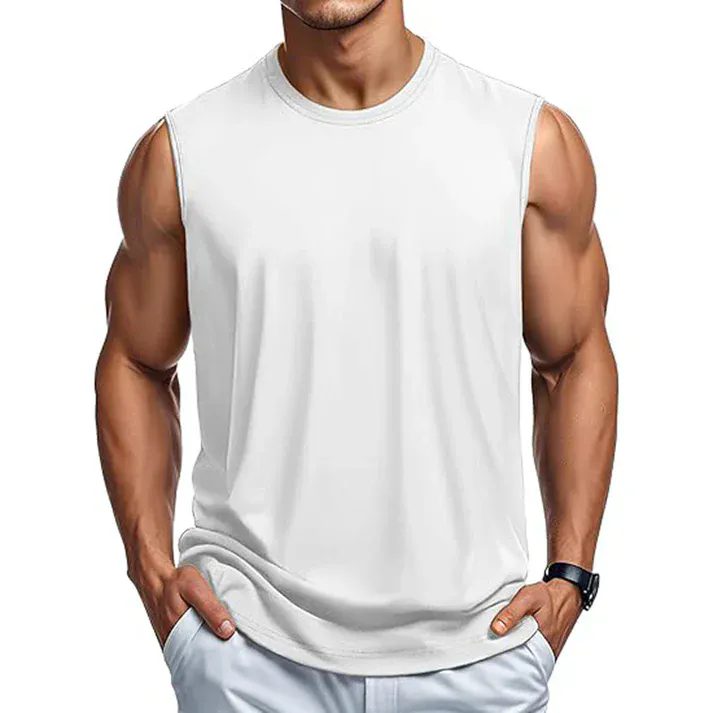 Men Compression Shirts Slimming Body Shaper Vest