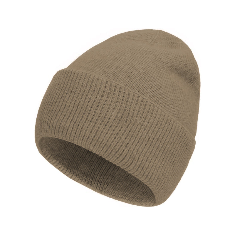 2025 Wool Knit Beanies Winter Hats Soft Cashmere Warm Double Layer