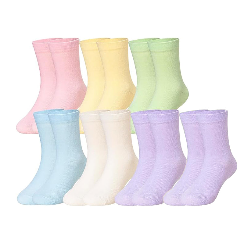 Socks Little Crew Socks Cotton Cute Socks 7 Pairs