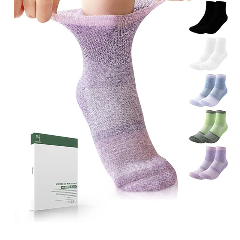 Socks for Women&Men 5 Pairs Diabetic Ankle Sock