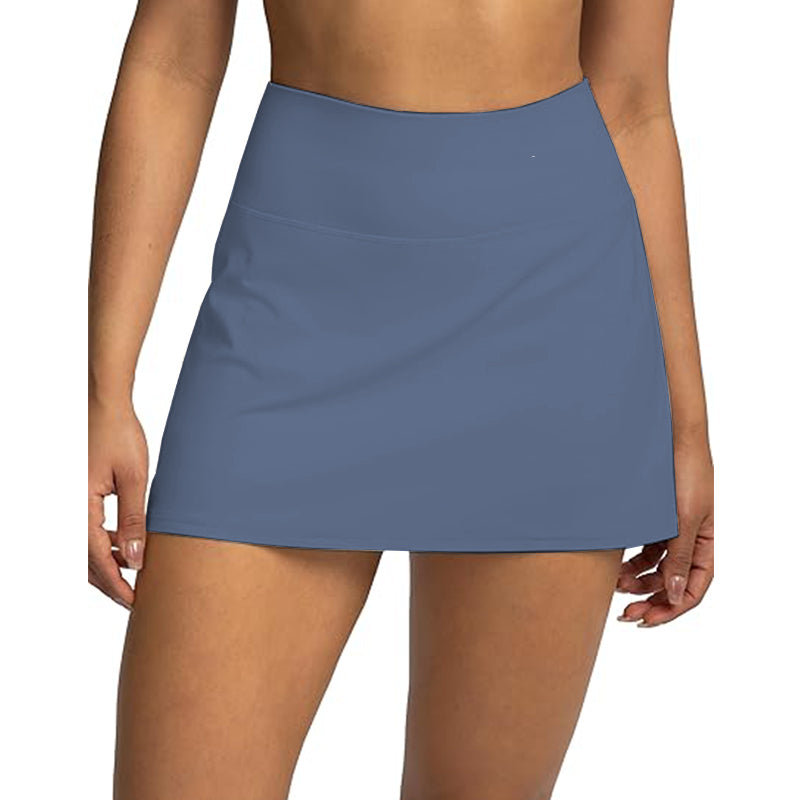 Women's Ruffle Tennis Skirt with Shorts Pockets